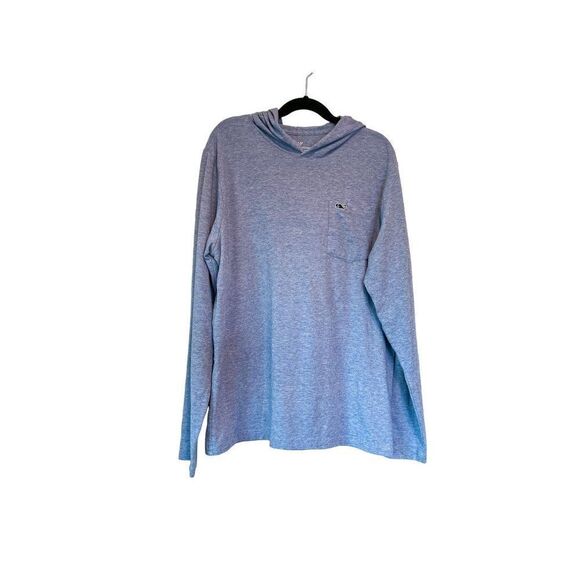 Vineyard Vines Boys Edgartown Hoodie Shirt, Size L (16) - Picture 1 of 4